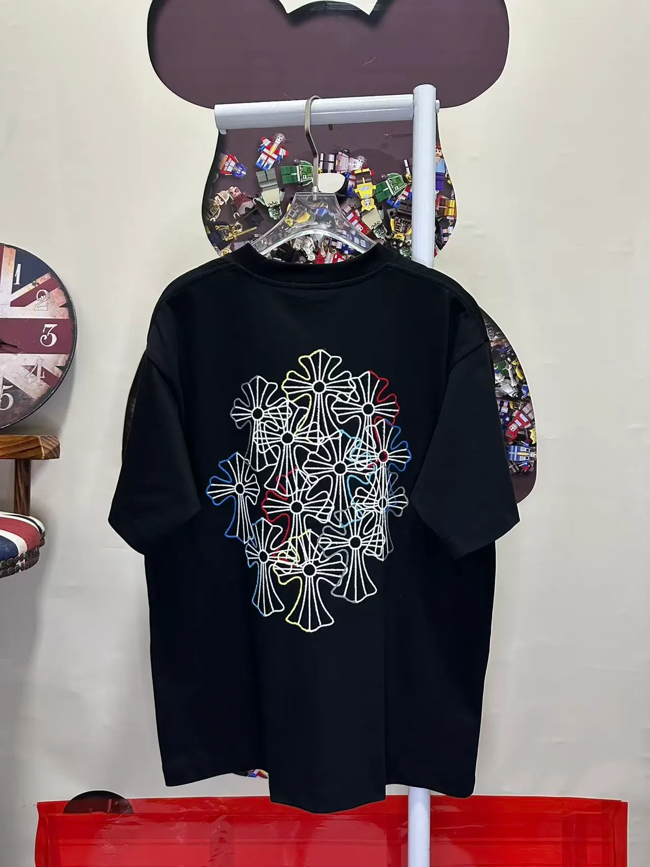 L 26939# 【Come Hearts】 T ！ logo ！ ， ， Breathable ， ！ ， ！ ， Series！ ➕ Quality 🪡 ：Black White SIZE：S-XXL